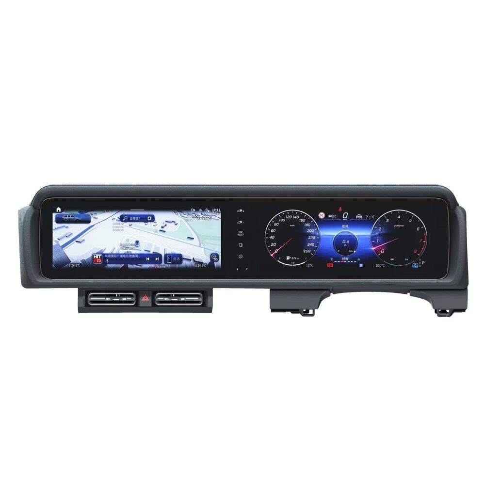 Dual 12.3" Screen TS10 Head Unit & Digital Cluster (LC76/77/78/79) To Suit Toyota LandCruiser 70 Series