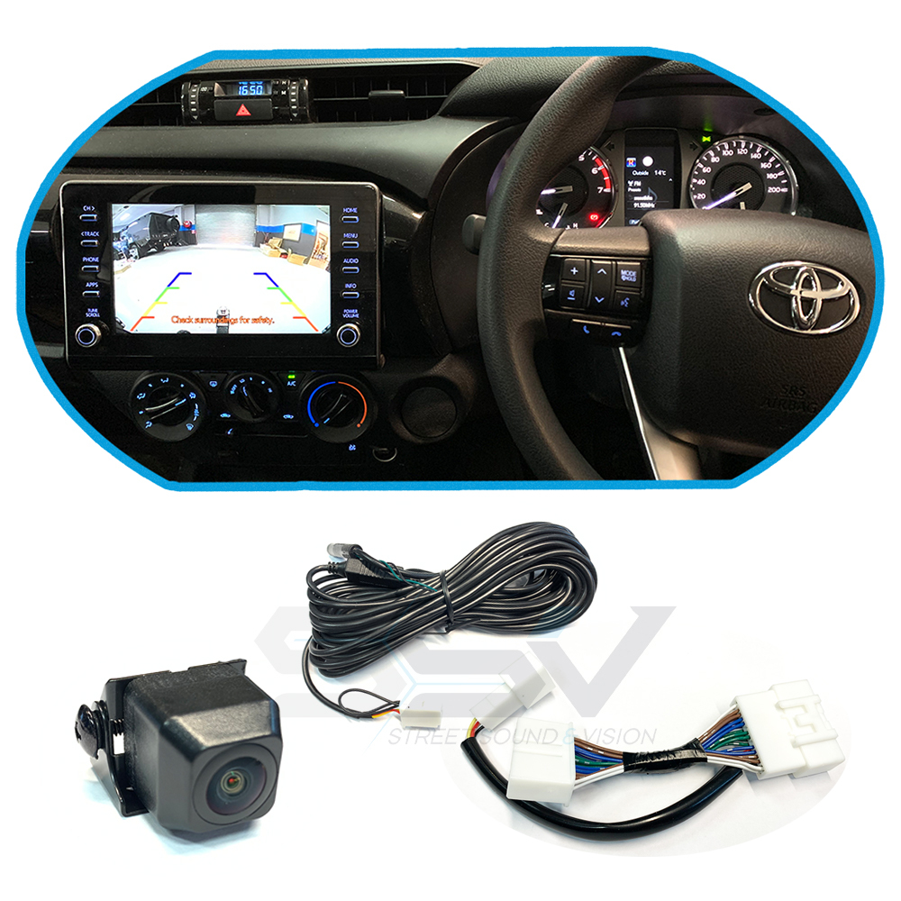 Reverse Camera Kit To Suit Factory Screen of To Suit Toyota Hilux 2020+
