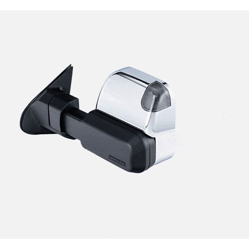 MSA 4x4 TM1003 Towing Mirrors fits Mazda BT50 UP & UR 2011-2020 Chrome, Electric, Indicators NON Powerfold