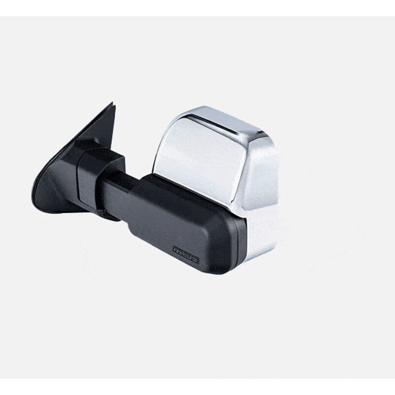 MSA 4x4 TM1603 Towing Mirrors fits Mazda BT50 2020-On Chrome, Electric, Indicators, Blind Spot Monitoring NON Powerfold