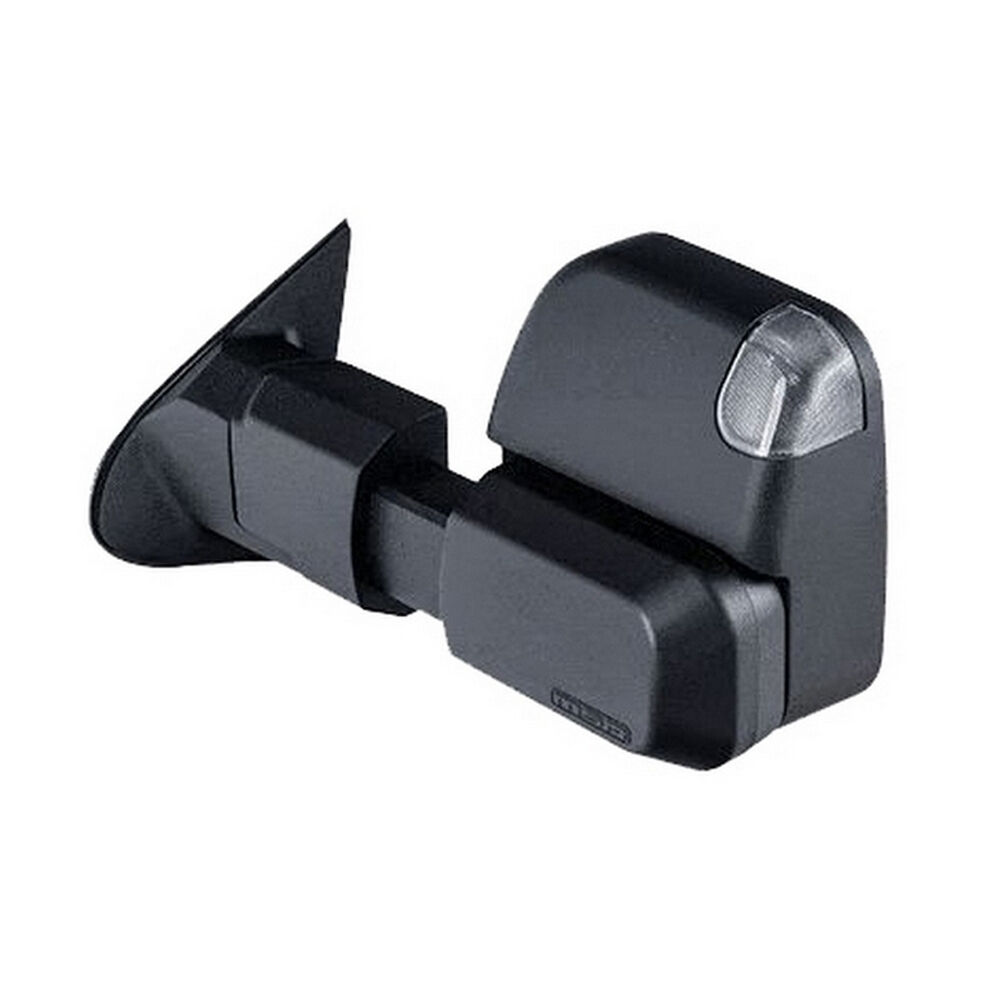 MSA 4x4 TM350 Towing Mirrors fits Toyota Landcruiser 200 2007-05/2021 Black Electric Indicators Powerfold