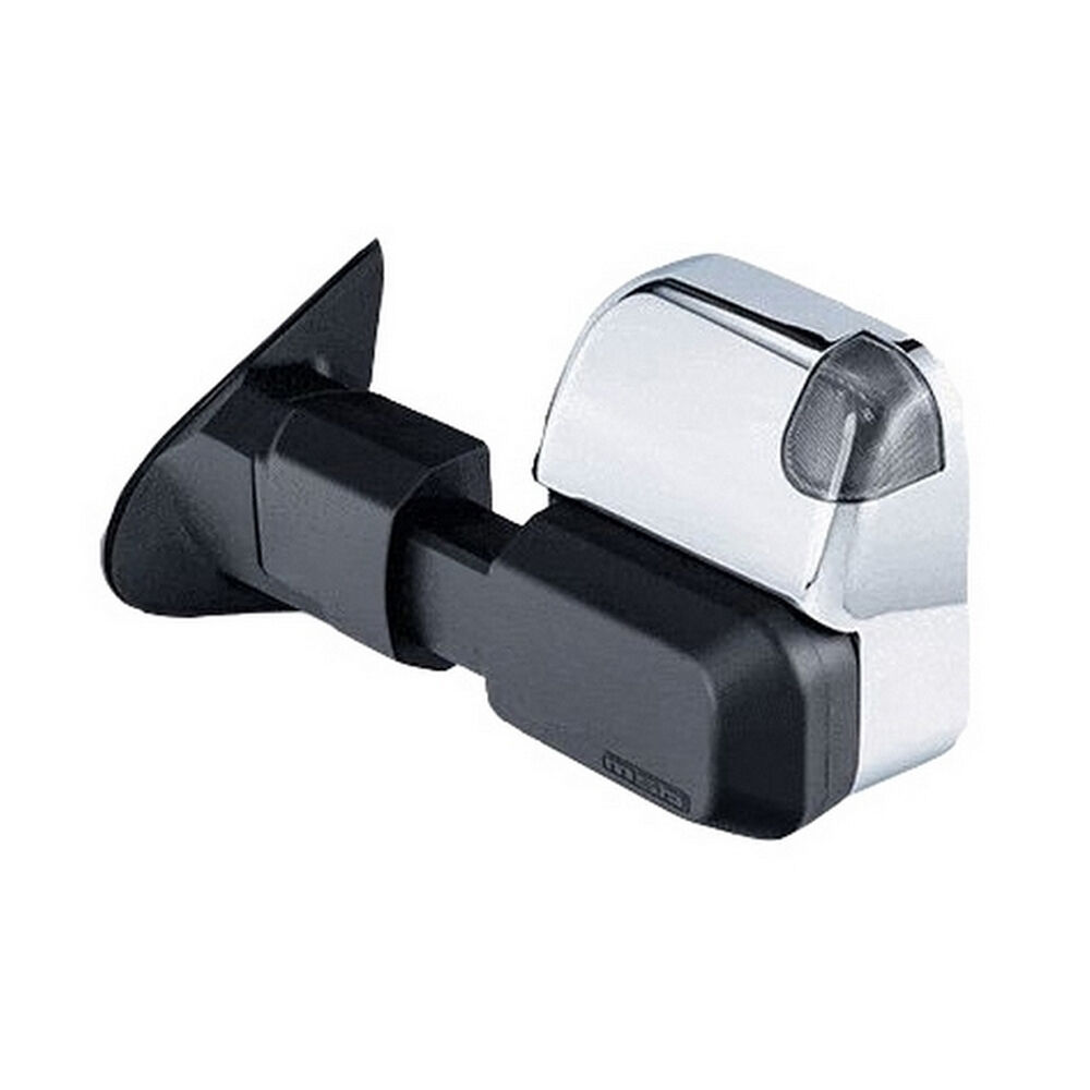 MSA 4x4 TM351 Towing Mirrors fits Toyota Landcruiser 200 2007-05/2021 Chrome Electric Indicators Powerfold