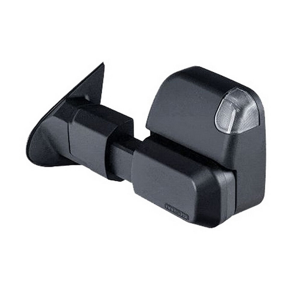 MSA 4x4 TM550 Towing Mirrors fits Toyota Prado 150 2009-On Black Electric Heated Indicators Powerfold
