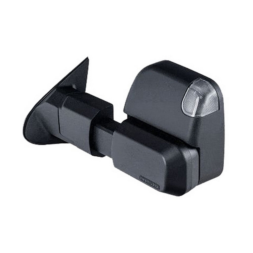 MSA 4x4 TM750 Towing Mirrors fits Toyota Hilux/Fortuner 2020-On Black Electric Indicators Powerfold