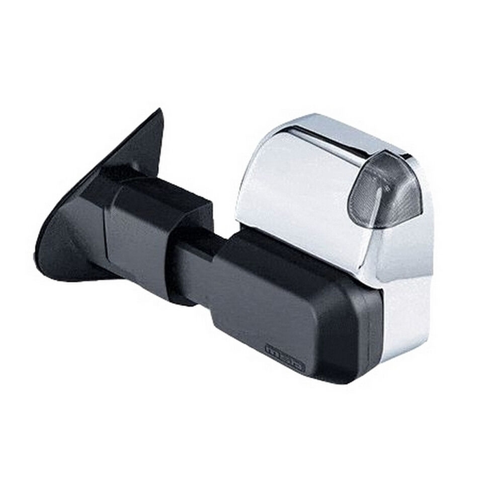 MSA 4x4 TM751 Towing Mirrors fits Toyota Hilux/Fortuner 2020-On Chrome Electric Indicators Powerfold