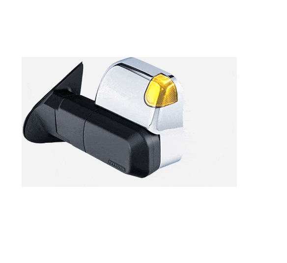 MSA 4x4 TM951 Towing Mirrors To Suit Isuzu D-MAX (09/2020+) & MU-X (07/2021+) Chrome, Electric ,Indicators, Blind Spot Monitoring, Powerfold