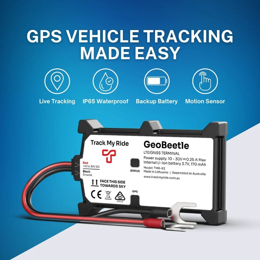 Track My Ride GeoBeetle Wired GPS Tracker