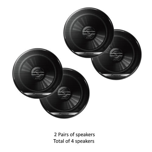 2 X Pairs Pioneer TS-G1620F-2 16cm 2-Way Speaker (300W Max)