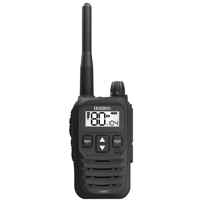 Uniden UH825 2W 80-Channel UHF CB Handheld Radio