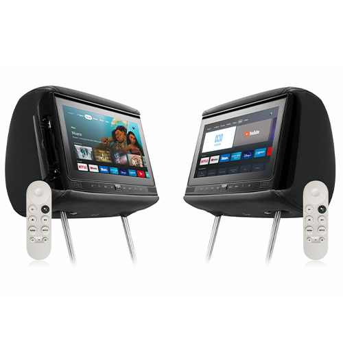 V900 DVD Headrest Plus Smart TV Master/Slave (Pair)