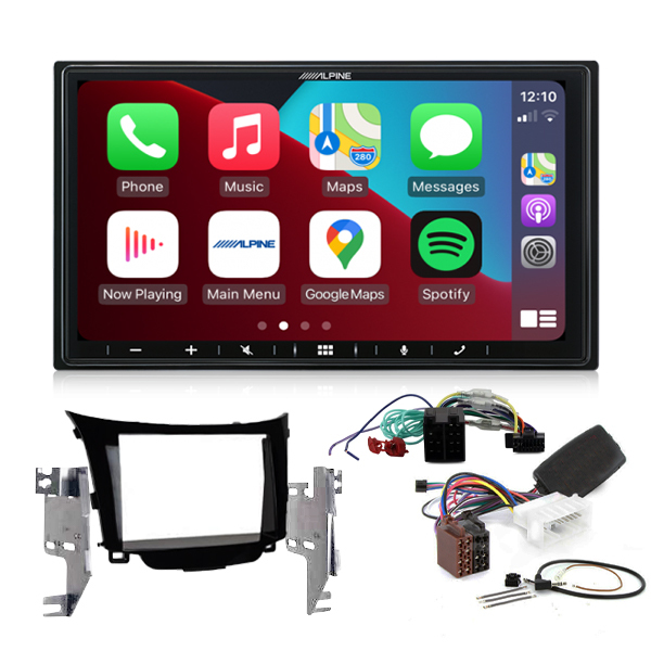 Head Unit Upgrade Package with Alpine iLX-W650E To Suit Hyundai i30 2012-2017 GD01 & GD02