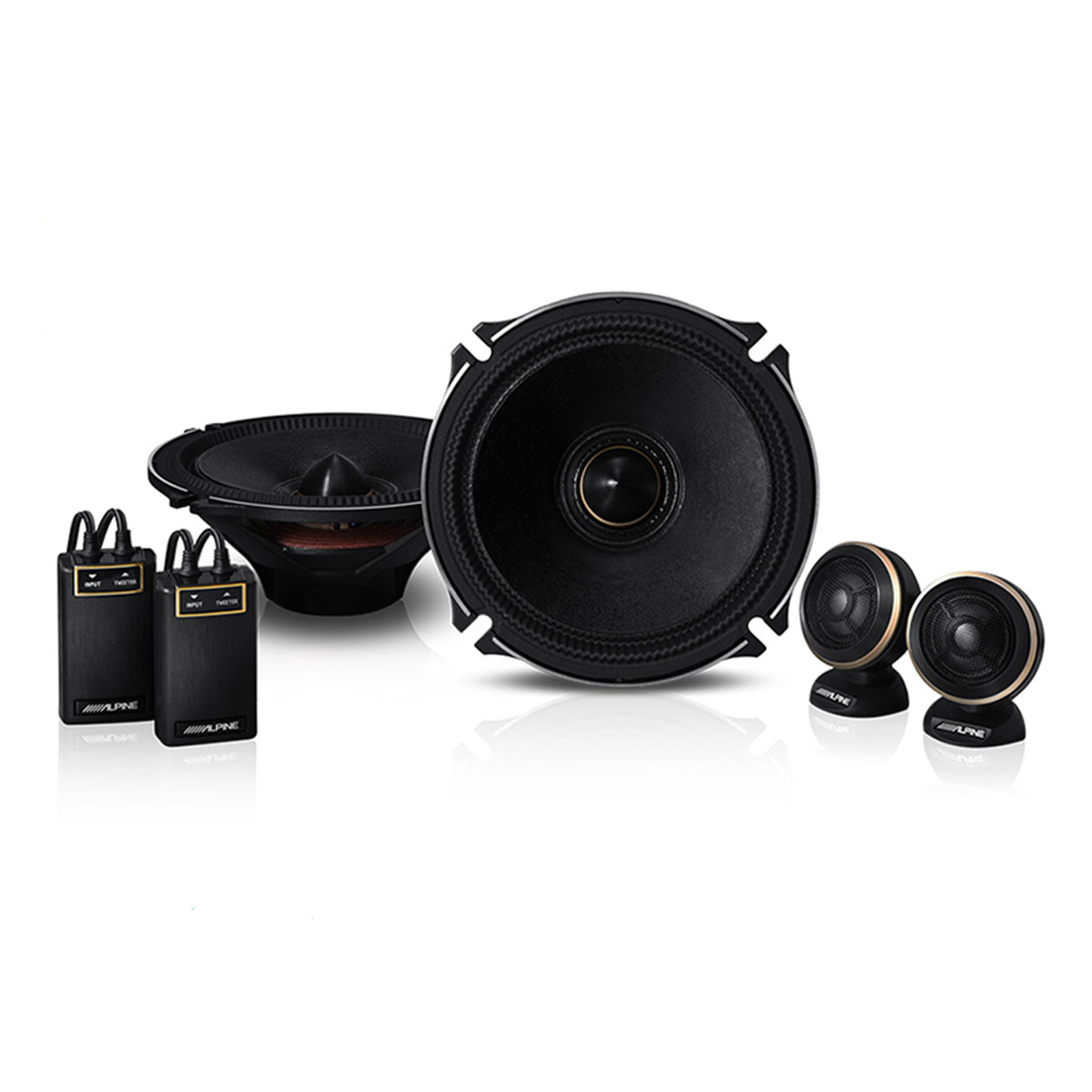 Alpine X-170S X-Premium Sound 6.5″ Component Speakers