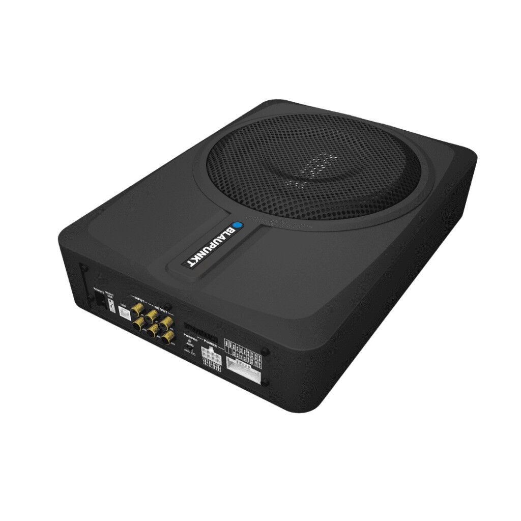 Blaupunkt XLF8120AD 8" Active Subwoofer with DSP & 4 Channel Amplifier