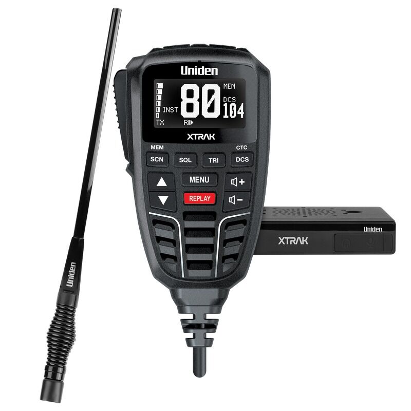 Uniden XTRAK80 SEPT BUNDLE - XTRAK 80 Smart UHF Radio + ATX890S Heavy Duty Raydome Antenna