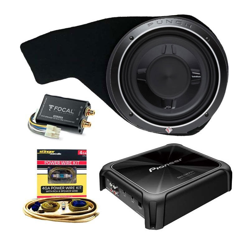 Rockford Fosgate Subwoofer & Amplifier Package to suit Nissan Y62 Patrol