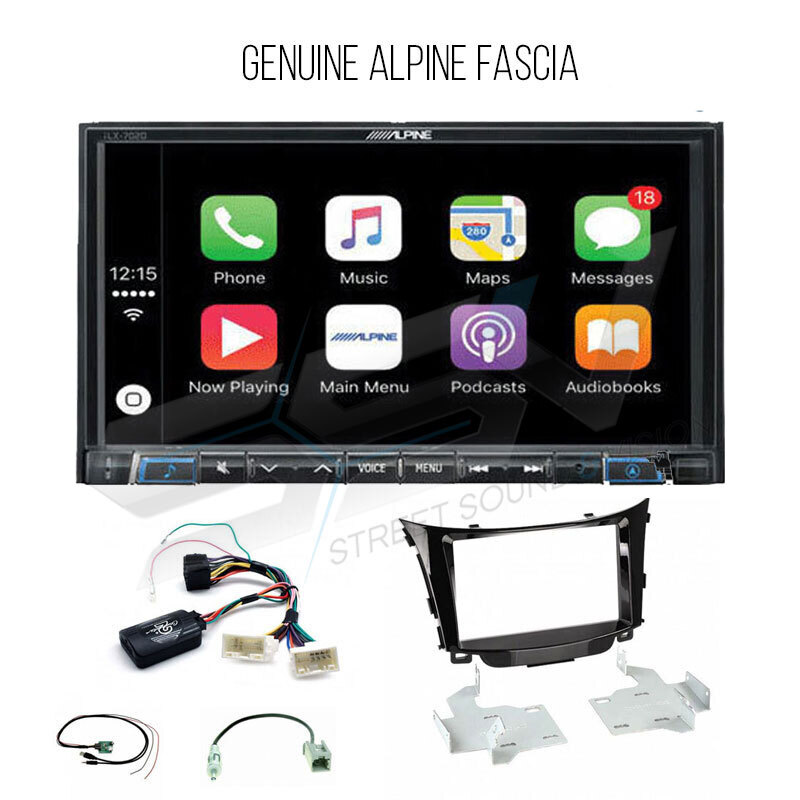 Alpine ILX-702D kit to suit Hyundai i30 2012-2016 GD, GD2  | GENUINE ALPINE FASCIA