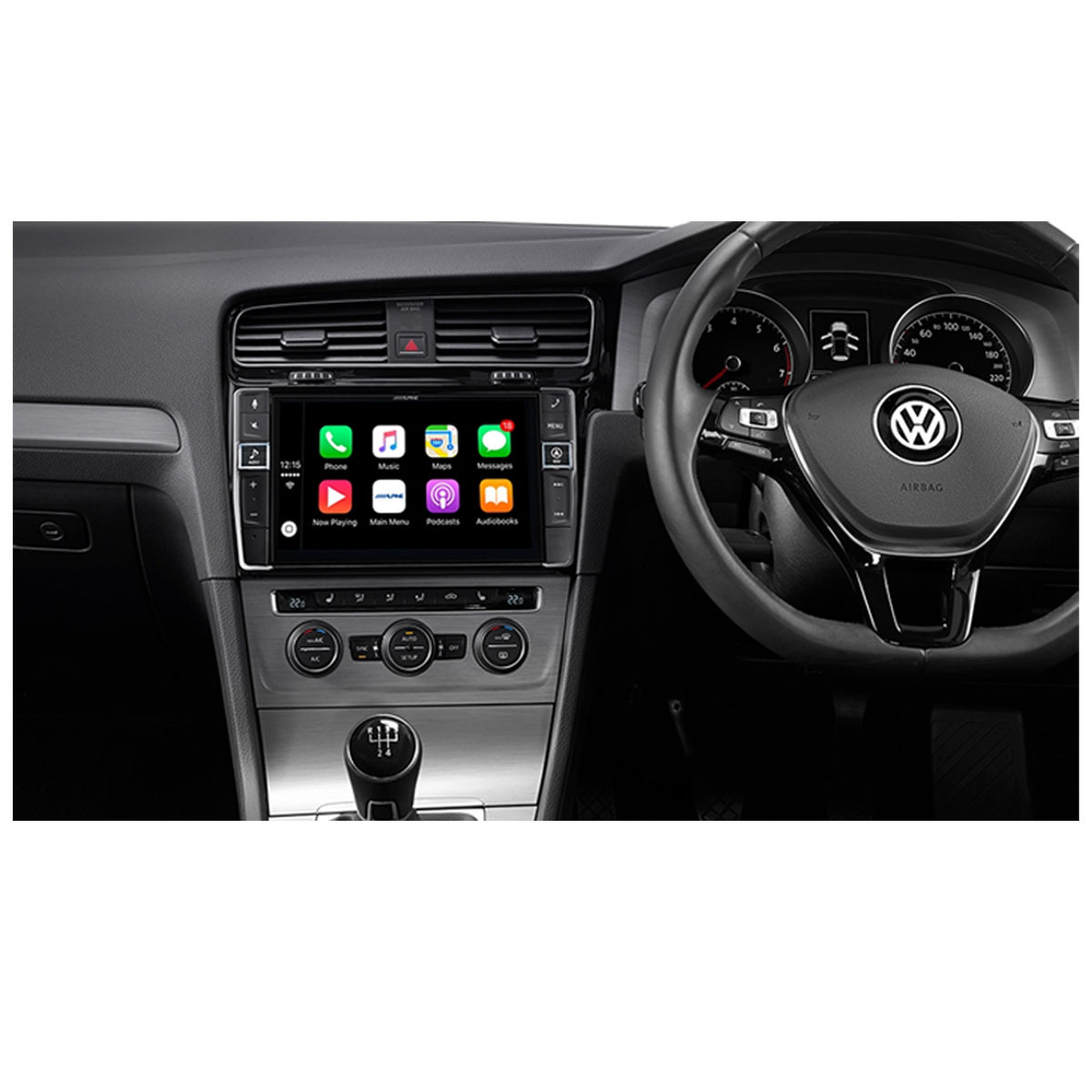 Alpine i902D-G7 9" Apple Carplay/Android Auto Upgrade to suit VW Golf 7