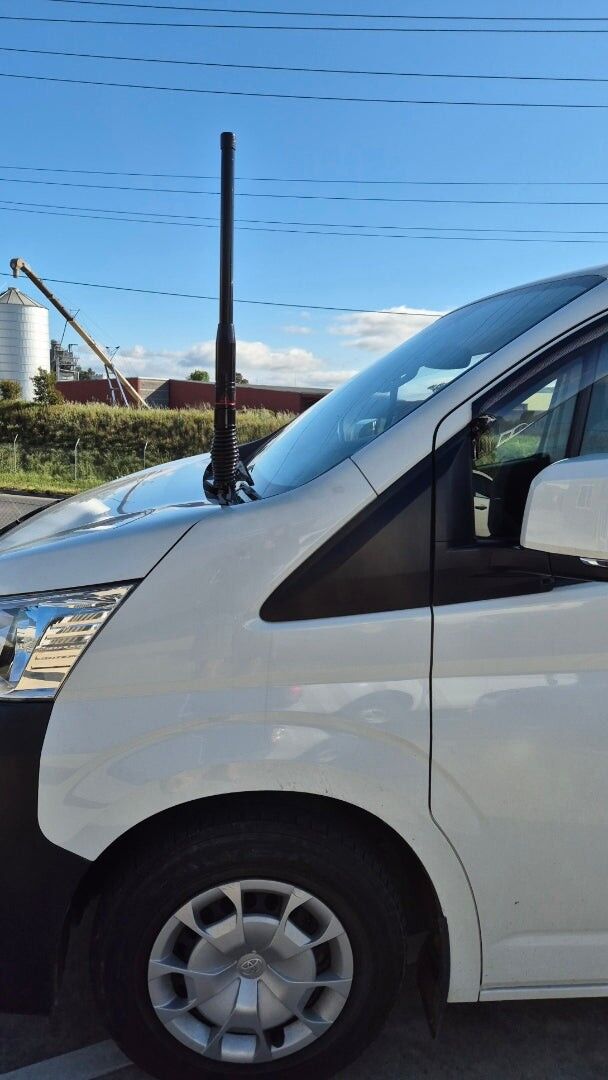 GMF 195P-BB UHF Antenna Bonnet Bracket To Suit Toyota HiAce 2019+ Passenger Side