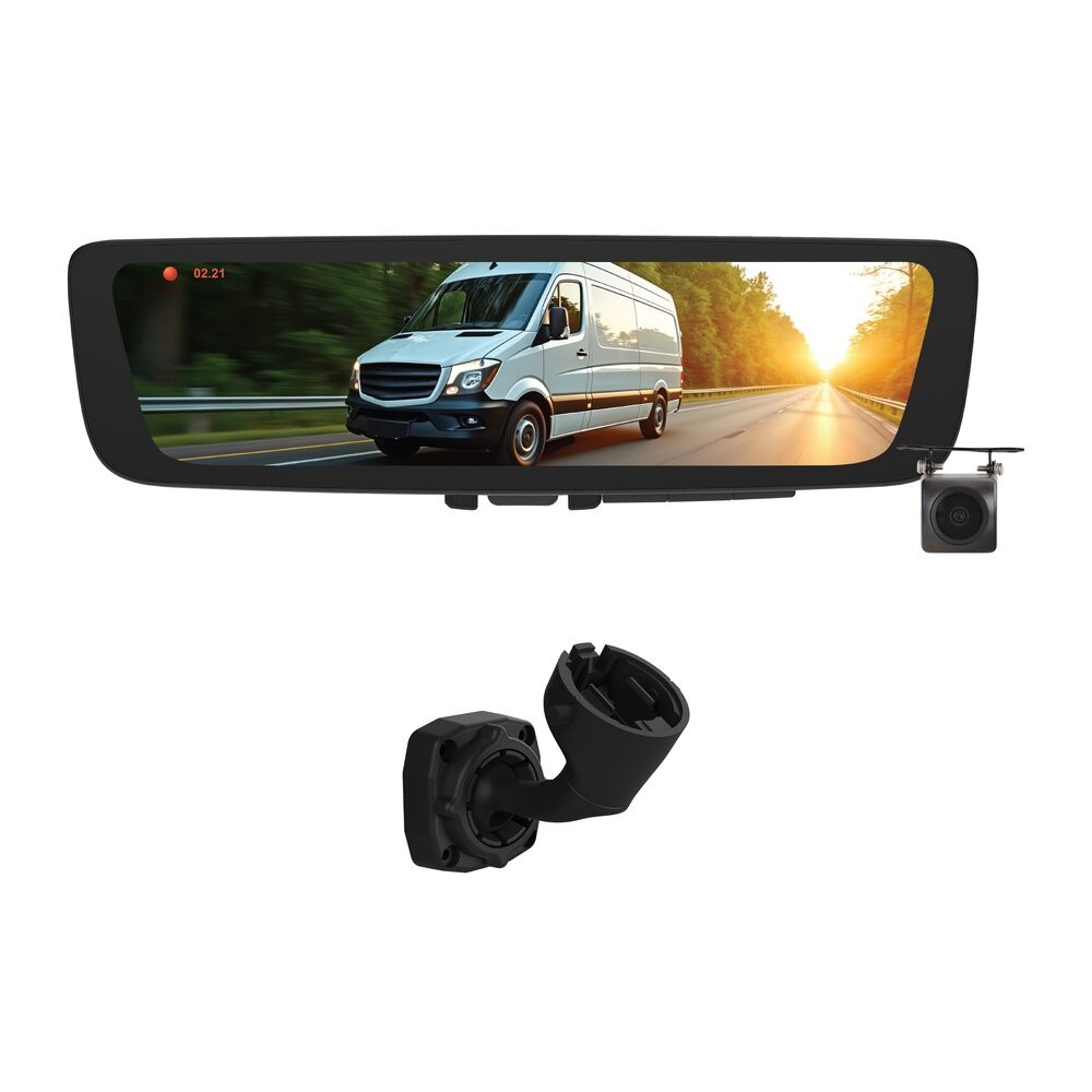 Aerpro AEM1RB3 9.6 Inch Digital E-mirror With Rear Dvr Camera Kit To Suit Volkswagen