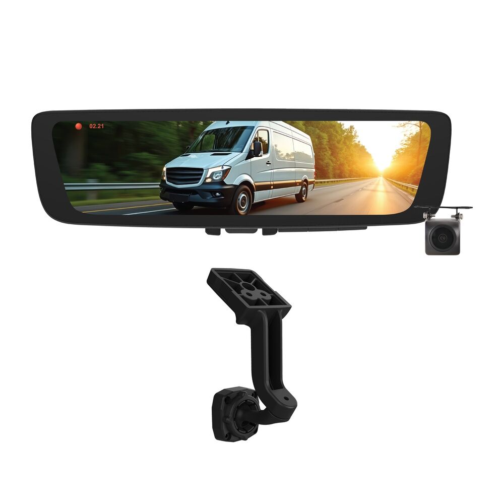 Aerpro AEM1RB80 9.6 Inch Digital E-mirror With Rear Dvr Camera Kit To Suit Toyota Landcruiser 70 Series