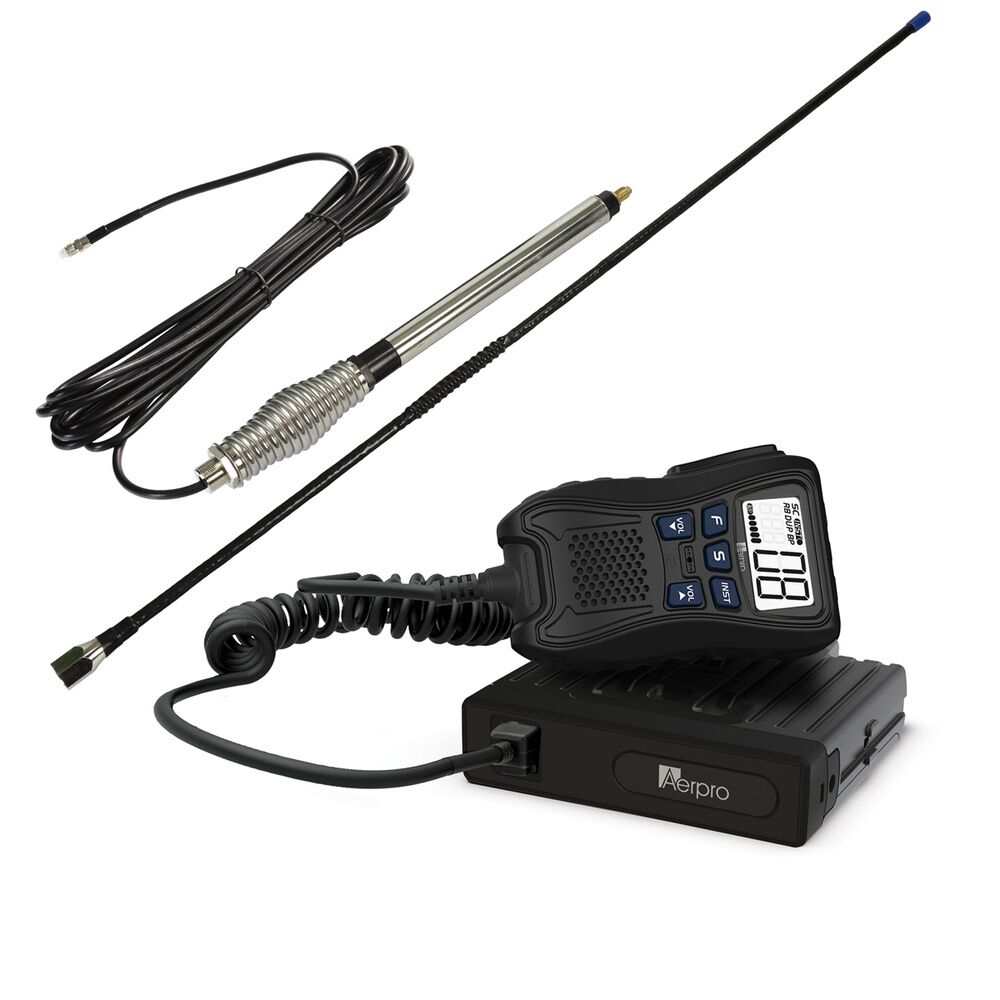 Aerpro AP477HPK 5w Hideaway Uhf Cb Radio & Antenna Pack
