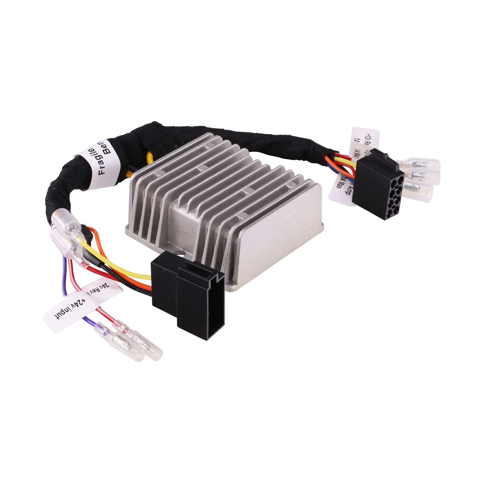 Aerpro APC2415 24V to 12V 15A Converter with ISO Connectors for Head Units