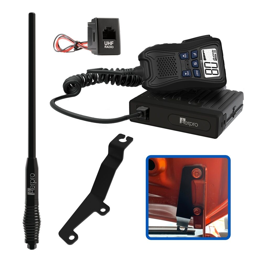 Aerpro APIZCBH2 Hideaway 5w Uhf Cb Radio Kit To Suit Isuzu D-max & Mu-x 2021-on