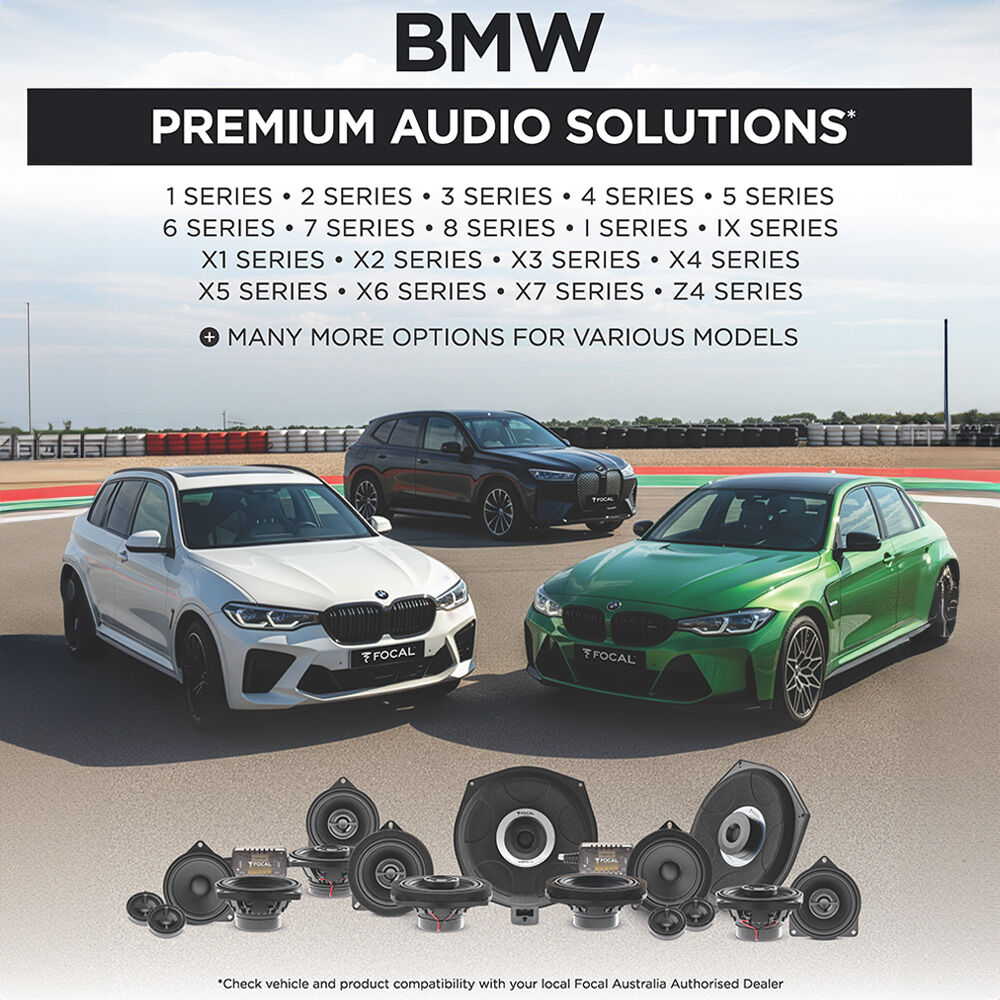 Focal Amplifier & Speakers To Suit BMW Plug & Play Packs