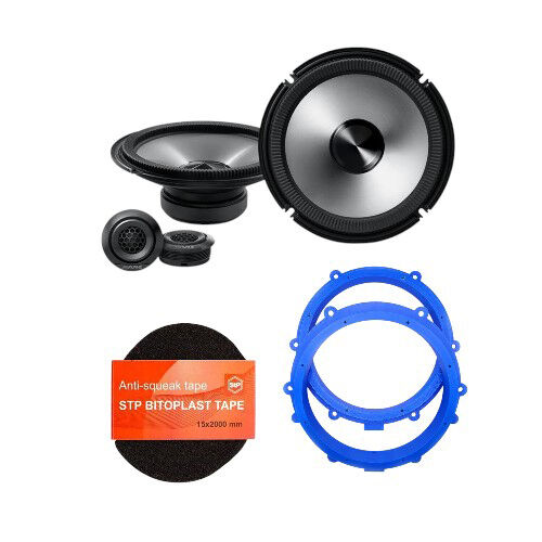 Alpine BRV-S80C 8" Speakers & Fitting Accessories to suit Porsche Vehicles