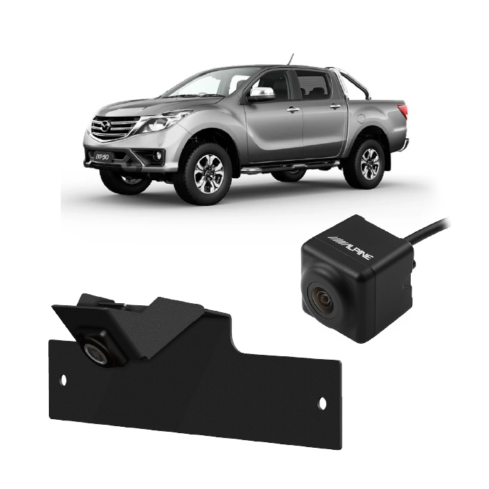Alpine RearView High Dynamic Range (HDR) Camera To Suit Mazda BT-50 for Pickup Vehicles