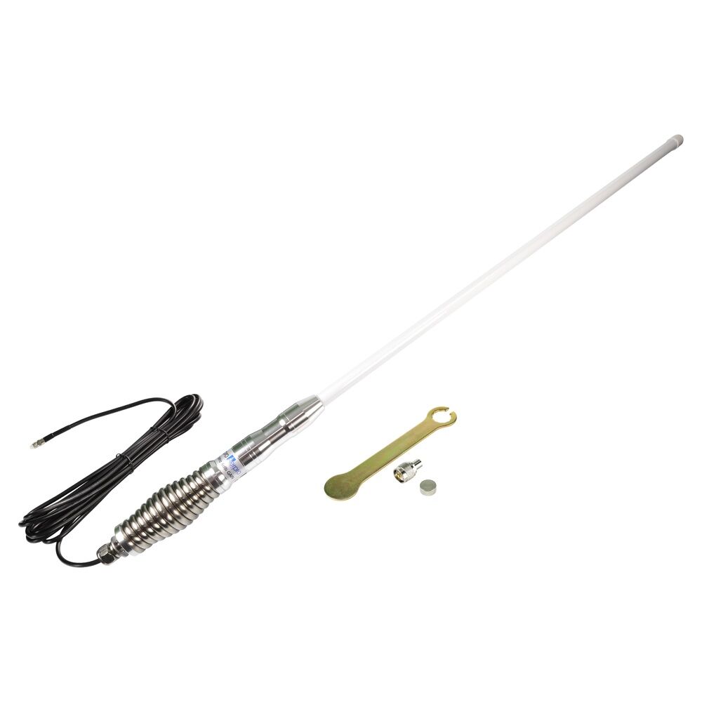 Aerpro CBHD6W 6dbi 477mhz Super Heavy Duty White Radome Uhf Antenna