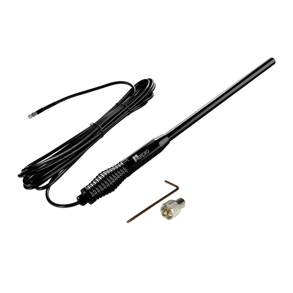 Aerpro CBSTHD1 3dbi 477mhz Heavy Duty Black Radome Uhf Antenna