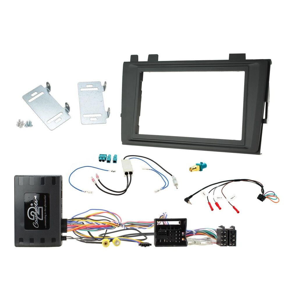 Aerpro FP8556K Double Din Matte Black Install Kit To Suit Volkswagen – Transporter T6.1
