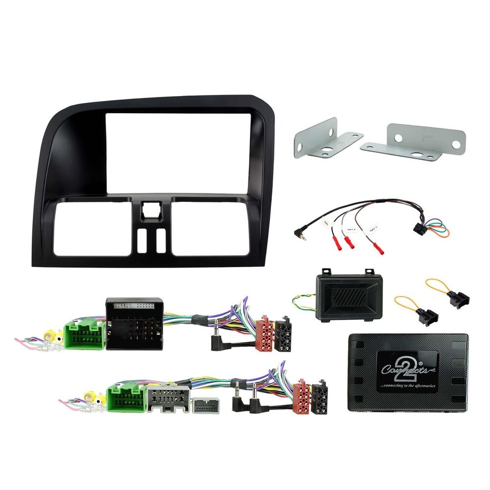 Aerpro FP8564K Double Din Black Install Kit To Suit Volvo - Xc60 Oem Amplfied