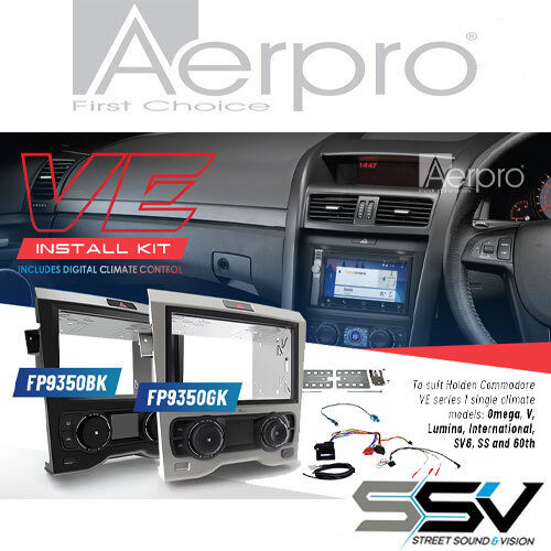 Aerpro Radio Fascia to suit Commodore VE Series 1