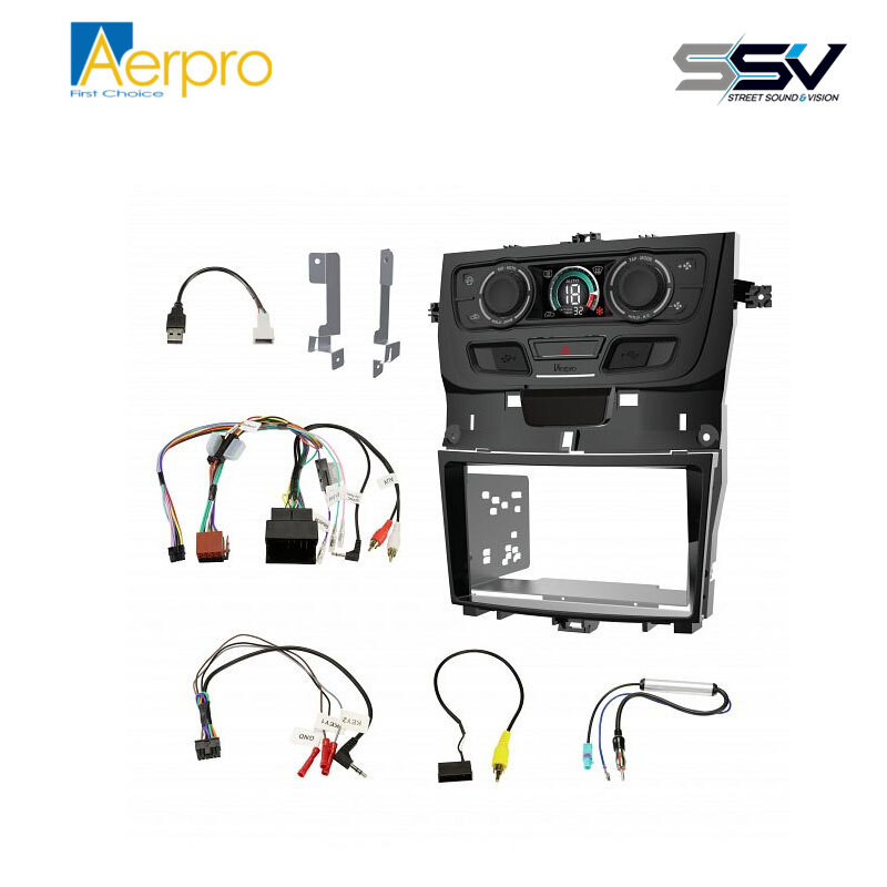 Aerpro FP9550BK Double din install kit to suit Holden VE series 2 Piano  Black