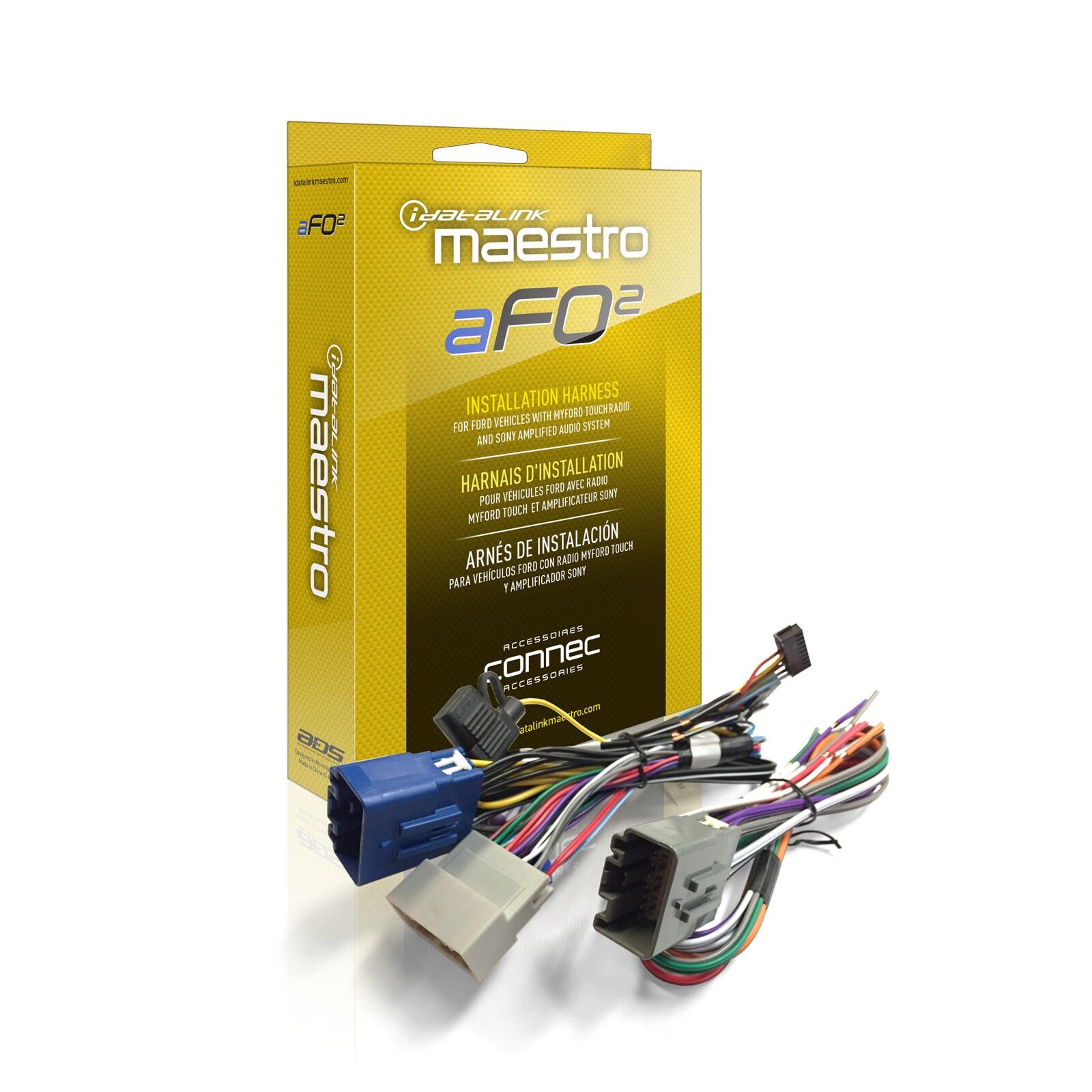 Rockford Fosgate HRN-AR-FO2 DSR1 Amp Replacement T-Harness for Select Ford Vehicles