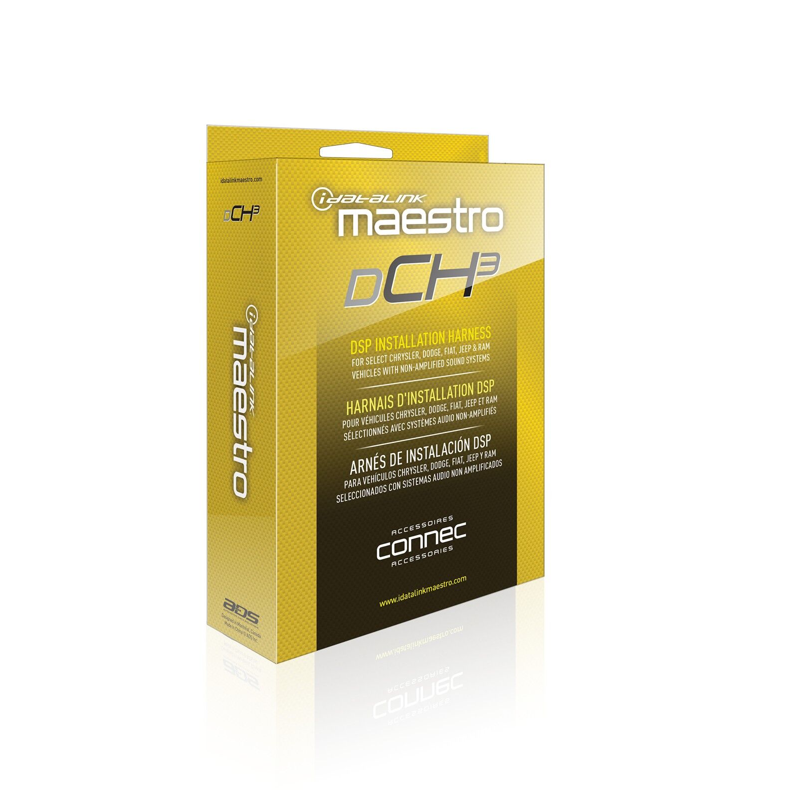 Rockford Fosgate HRN-DSP-CH3 DSR1 Non-Factory Amplified T-Harness for Select Chrysler Vehicles
