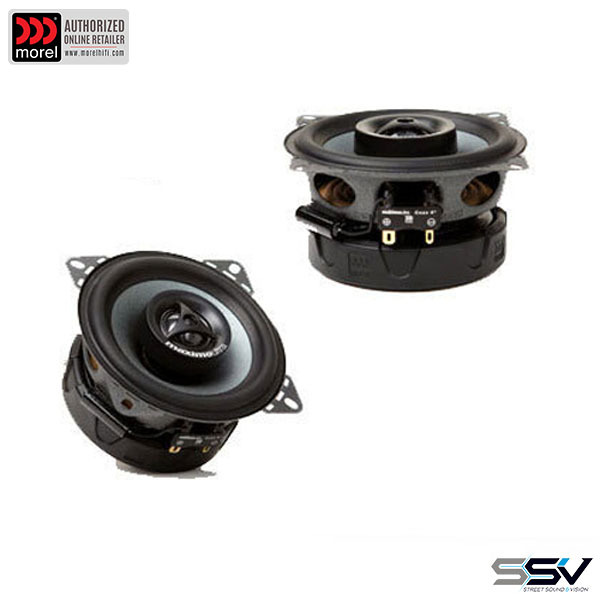 Haut-parleur Coaxial Morel Maximo Ultra 100 Mm - 4 Ohms, 45 W - Tweeter Dôme Souple 20 Mm - Pour Installation Voiture