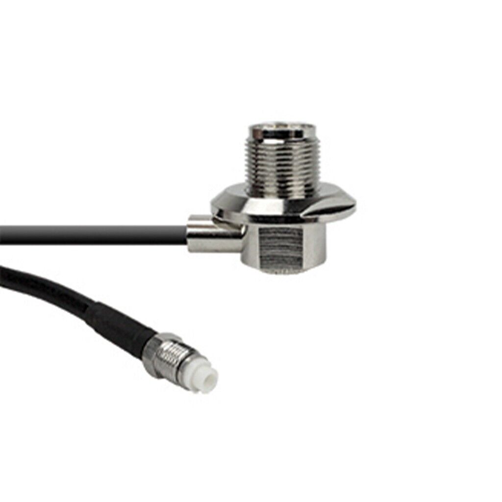 MGX MSO239 SO239 Right Angle Antenna Base with 5m LMR240 Coax