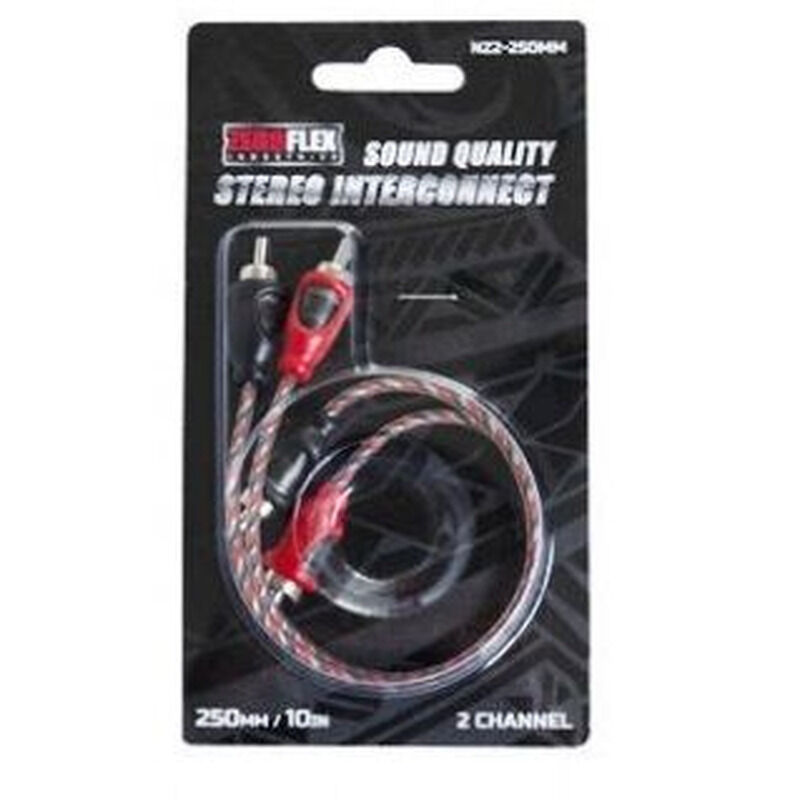 ZEROFLEX Stereo RCA 250MM Cable | NZ2-250MM