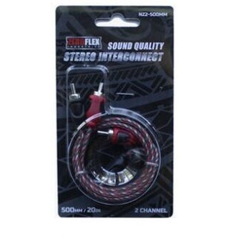 ZEROFLEX Stereo RCA 500MM Cable | NZ2-500MM