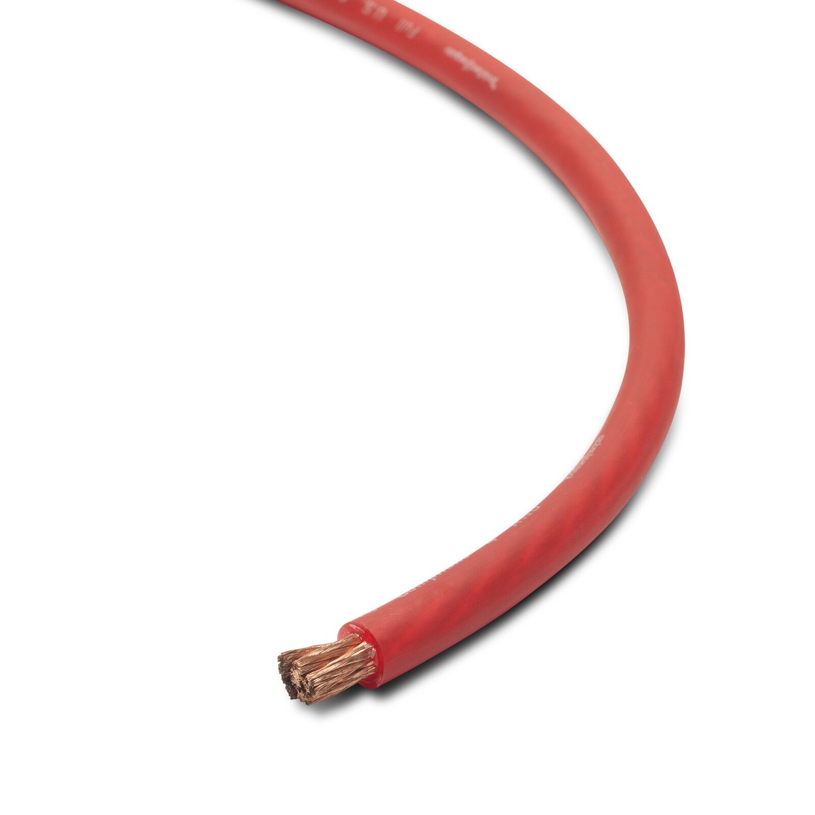 Rockford Fosgate RFW4R 100 Foot Spool 4 AWG Frosted Red Wire