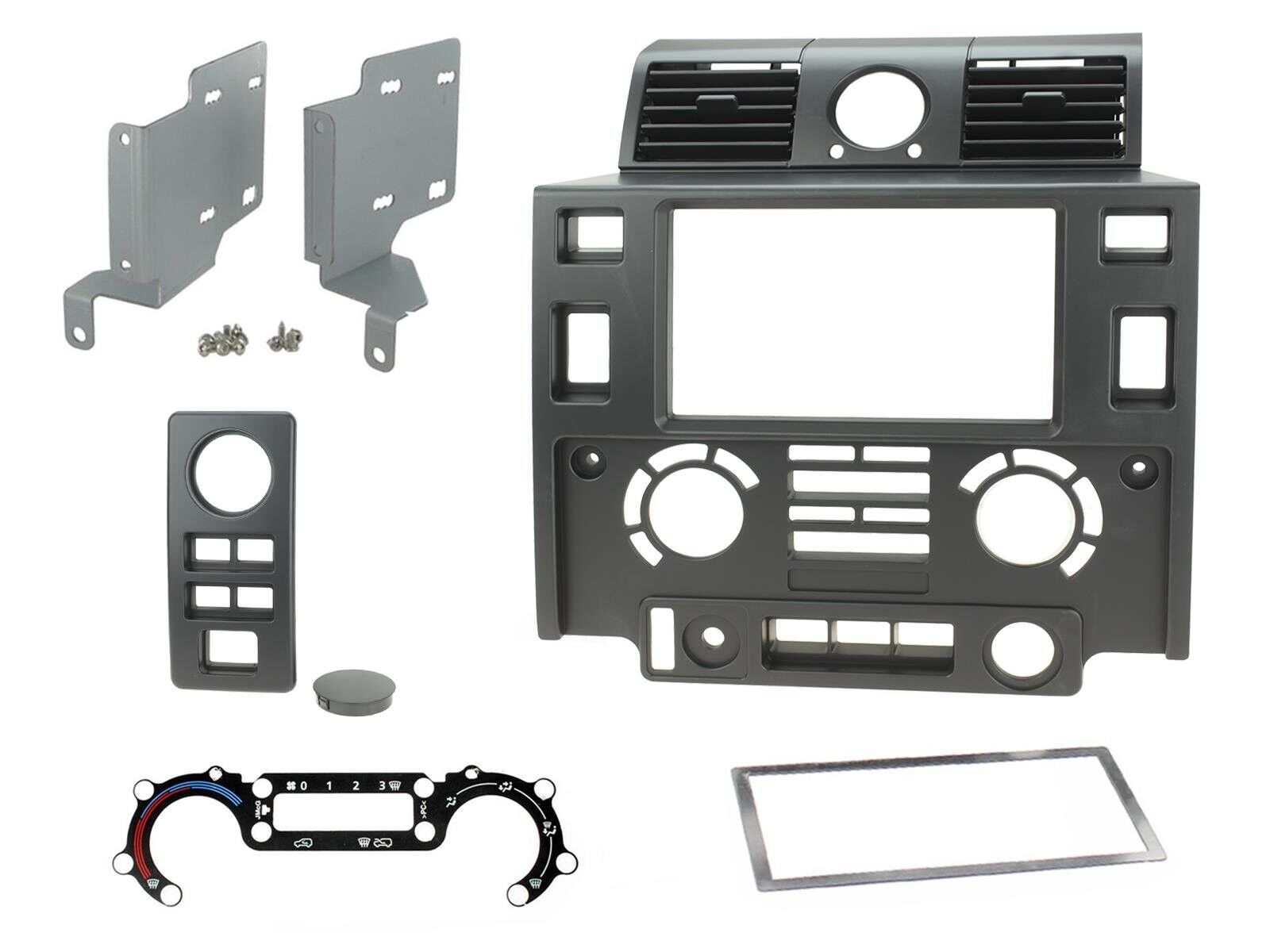 Stinger SFDLR02 Double DIN Fascia Kit To Suit Land Rover Defender 2007-2016