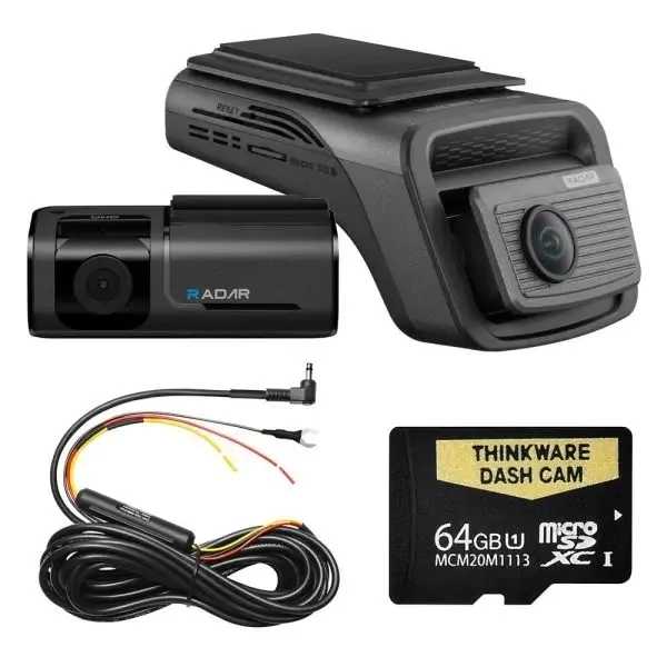 Thinkware U3KPD64 U3000 Pro 4K Front 2K Rear Dash Cam 64GB Dual Radar WiFi