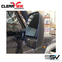 Clear View Next Gen Towing Mirrors to suit Landcruiser 1984 to Current - CVNG-TL-70S-KEB - ELECTRIC PAIR & ELECTRIC KIT