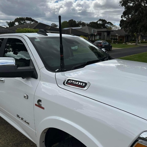 GMF 032P-BB UHF Antenna Bonnet Bracket To Suit Dodge RAM 2500 2019+ Passenger Side