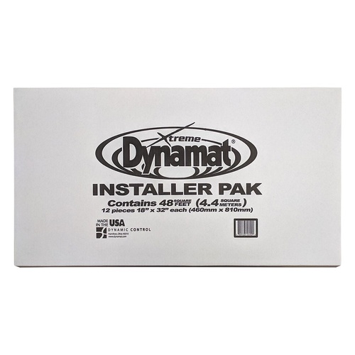 Dynamat 10450 Xtreme Installer Pak - 12 Sheets 46 x 81cm (4.4 sqm)