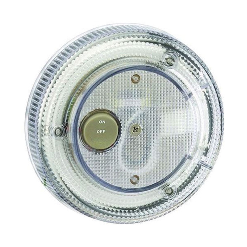 Caravan 12V 10W Fluoro Interior Light with On/Off switch