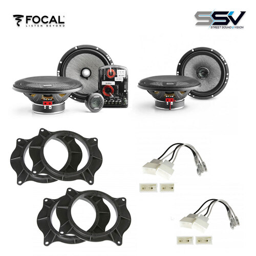Focal Front & Rear speaker pack to suit Toyota Hilux 2015+
